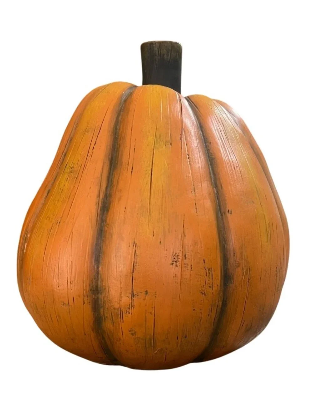Carved Wooden Pumpkin Witch Halloween Décor 8